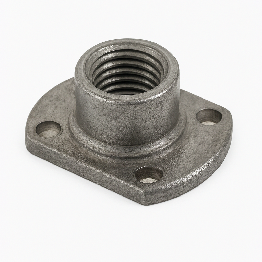 5/16-18 X 7/8 RECTANGULAR WELD NUT PLN NARROW BASE